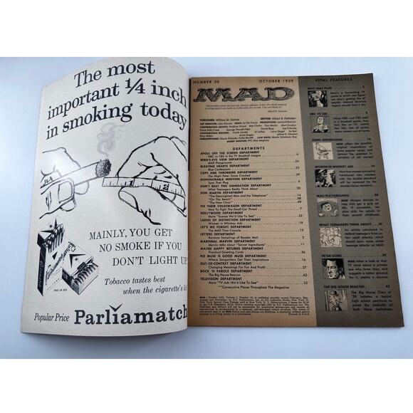 MAD MAGAZINE #50 5.0 WALLY WOOD ART EC COMICS TAN PGS 1959 B - Picture 3 of 4